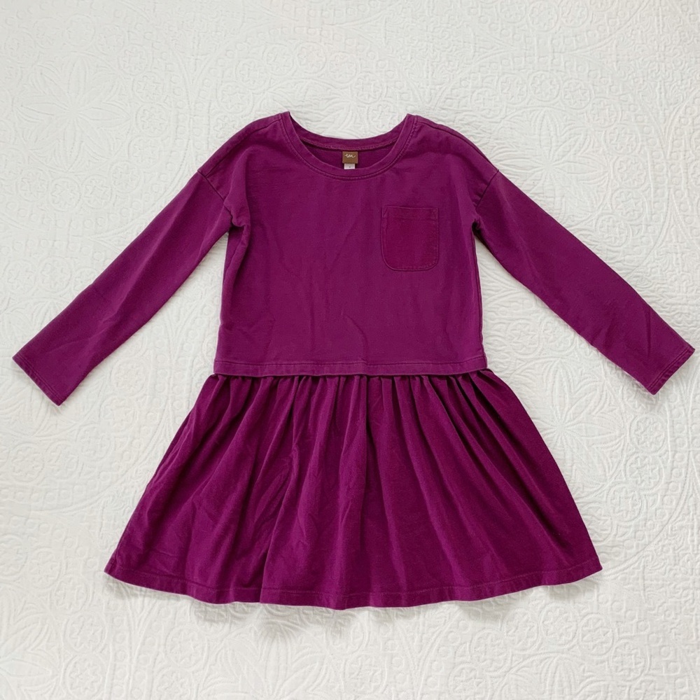 Tea Collection Pocket Play Dress, Purple